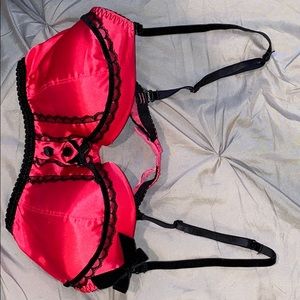 Sexy hot pink bra